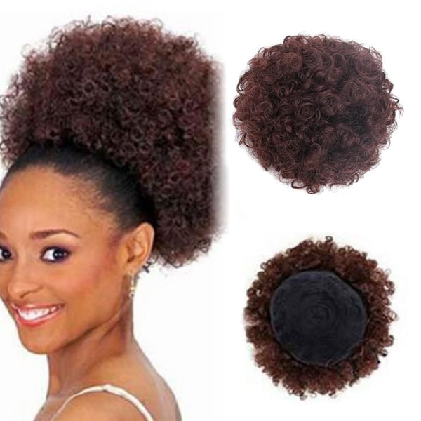 Women Short Curly Synthetic Afro Ponytail Big Hair Extension Full Wig  Hairpiece - buy Women Short Curly Synthetic Afro Ponytail Big Hair  Extension Full Wig Hairpiece: prices, reviews | Zoodmall