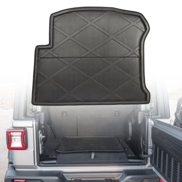 Rear Cargo Liner All-Weather Protection High Strength PVC Rear Trunk Floor  Mat Carpet Tray for JEEP WRANGLER 2007-2018 - buy Rear Cargo Liner  All-Weather Protection High Strength PVC Rear Trunk Floor Mat