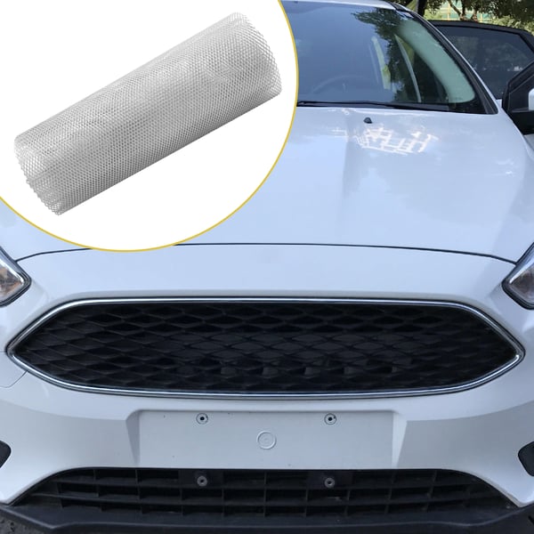 Universal Car Grille Mesh Aluminium Alloy 3x6mm Rhombic Grid Grill Mesh