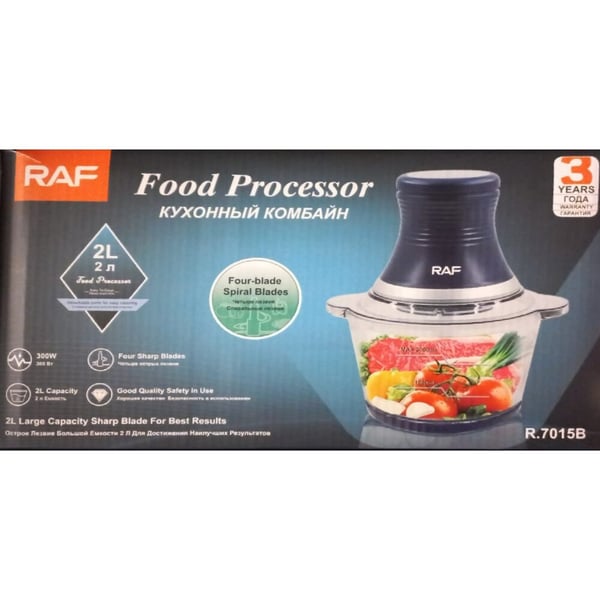 RAF Food Processor 300W 2L R.7015B - buy RAF Food Processor 300W 2L R ...