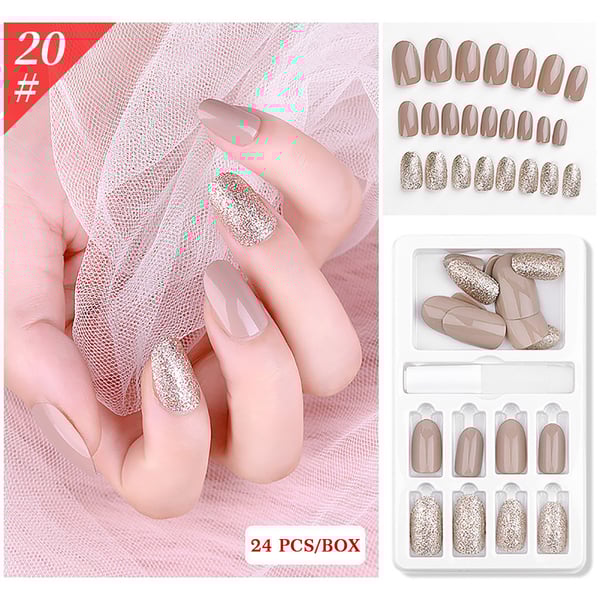 Fake Nails Reusable Stick On Nails Press on Full Cover False Nail Tips 24PC - buy Fake Nails Reusable Stick On Nails Press on Full Cover False Nail Tips 24PC: prices, reviews | Fake Nails Reusable Stick On Nails Press on Full Cover False Nail Tips 24PC - buy Fake Nails Reusable Stick On Nails Press on Full Cover False Nail Tips 24PC: prices, reviews |