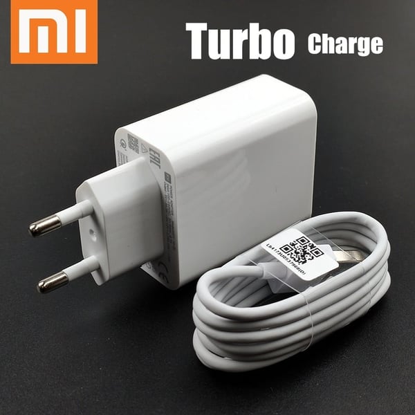 Original EU xiaomi turbo charger 27W QC  fast charge adapter usb type c  cable for mi 9 se 9t cc9 redmi note 7 8 K20 Pro mix 4 - buy Original