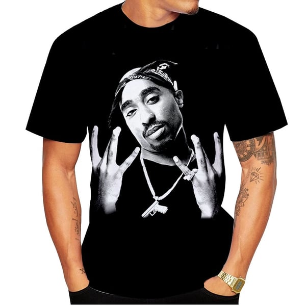 2pac t shirt men
