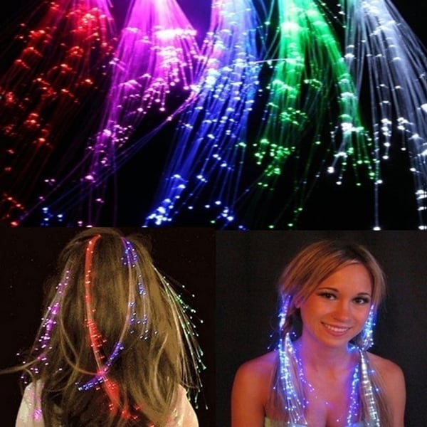 LED Glowing Flash Wig Hair Braided Clip Show Party Christmas Decor Supplies  - buy LED Glowing Flash Wig Hair Braided Clip Show Party Christmas Decor  Supplies: prices, reviews | Zoodmall