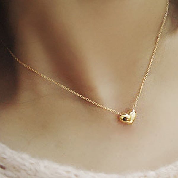 Elegant Women Lady Simple Design Gold Tone Chain Heart Love Pendant Necklace Buy Elegant Women Lady Simple Design Gold Tone Chain Heart Love Pendant Necklace Prices Reviews Zoodmall