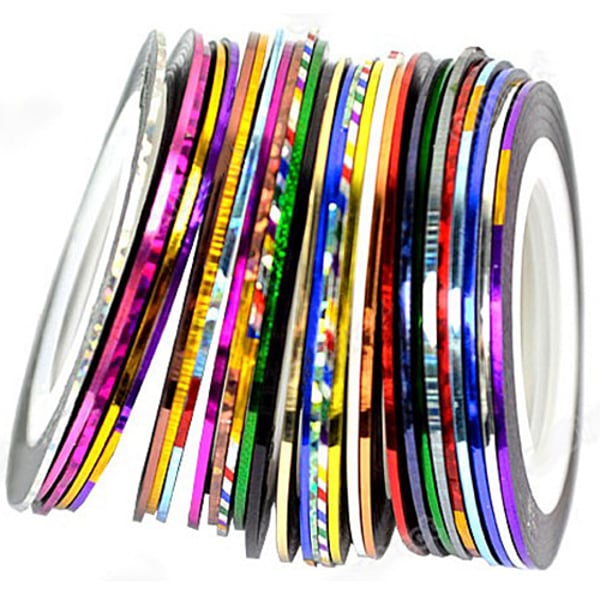 10 Color 20m/Rolls Nail Art UV Gel Tips Striping Tape Line Sticker DIY  Decorations - buy 10 Color 20m/Rolls Nail Art UV Gel Tips Striping Tape  Line Sticker DIY Decorations: prices, reviews |