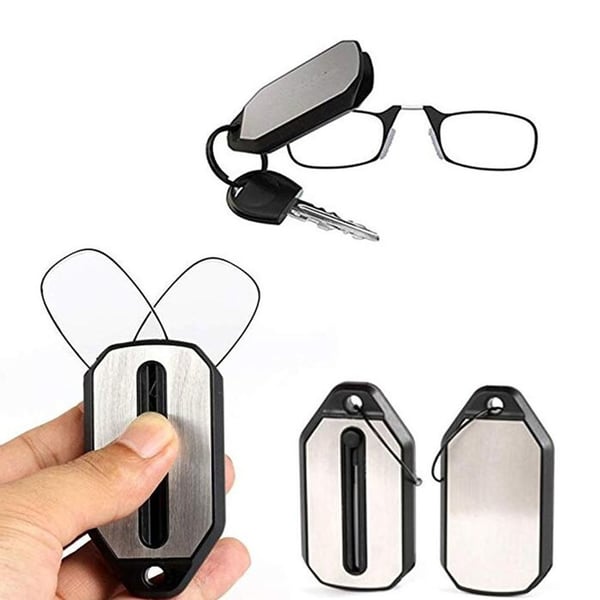 snijder in het midden van niets tempel Unisex Foldable Nose Clip Reading Glasses Keychain Fob Strength 1.5 2.0 2.5  3 - buy Unisex Foldable Nose Clip Reading Glasses Keychain Fob Strength 1.5  2.0 2.5 3: prices, reviews | Zoodmall
