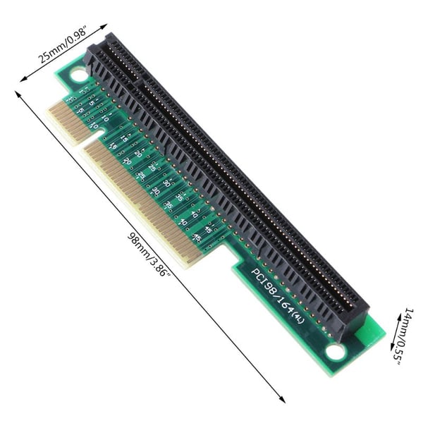 PCI-E 8X to 16X Riser Adapter PCI-Express x8 to x16 90 Degree Card for  1U/2U - buy PCI-E 8X to 16X Riser Adapter PCI-Express x8 to x16 90 Degree  Card for 1U/2U: