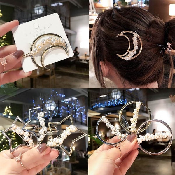 Designed Printed Hair Accessories By Westside | Girls Bobby Pin Hollow Star Hair Clip Decorative Hairpin Side Barrette For Women Dates Kids (silver) | Designed Printed Hair Accessories By Westside | Girls Bobby Pin Hollow Star Hair Clip Decorative Hairpin Side Barrette For Women Dates Kids (silver) |