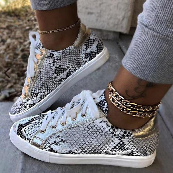 Women Snake Printing Shoes PU Leather Vulcanized Shoes Lace Up Female  Sneakers Fashion Platform Woman Shoes Walking Footwear - buy Women Snake  Printing Shoes PU Leather Vulcanized Shoes Lace Up Female Sneakers