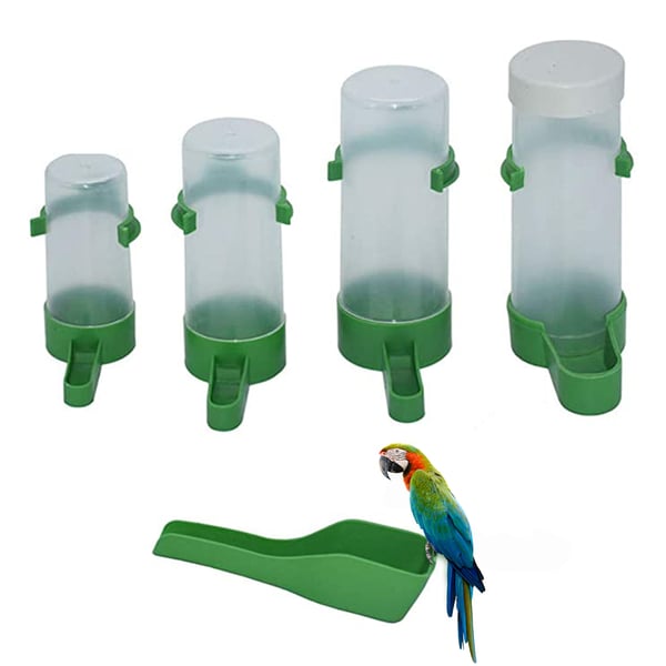 Automatic Bird Cage Water Dispenser Hanging Drinker Container Feeding ...