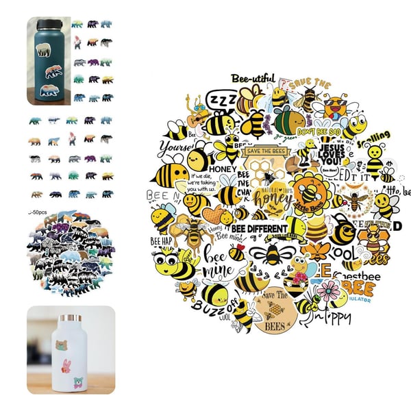 50Pcs/Set Stationery Stickers DIY Decoration Eco-friendly Cartoon Animal  Decals Water Bottle Phone Car Graffiti Stickers High Viscosity for  Motorcycle Refrigerator Guitar - buy 50Pcs/Set Stationery Stickers DIY  Decoration Eco-friendly Cartoon Animal Decals