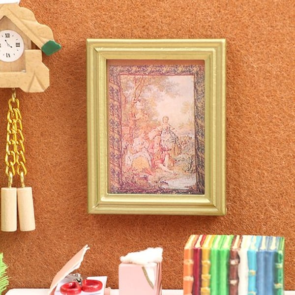 1:12 Funny Dollhouse Oil Painting DIY Miniature Wall Artwork Beautifully  Well-made Doll House Painting - buy 1:12 Funny Dollhouse Oil Painting DIY  Miniature Wall Artwork Beautifully Well-made Doll House Painting: prices,  reviews |