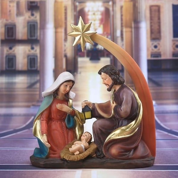 Christmas Home Decorations Holiday Gift Elegant Profile Nativity Set Holy  Family Resin Decorative Figures Resin Material - Buy Christmas Home  Decorations Holiday Gift Elegant Profile Nativity Set Holy Family Resin  Decorative Figures