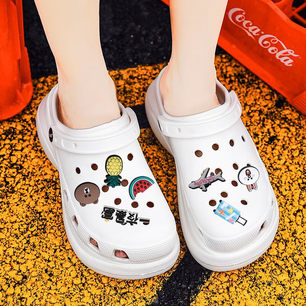 Clogs Women Sandals Summer Hole Slippers Beach Anti-skid Thick Bottom  Outside Croc Increase Shoes For Women Sandalias mujer - buy Clogs Women  Sandals Summer Hole Slippers Beach Anti-skid Thick Bottom Outside Croc