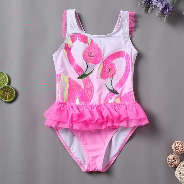 2020 Flamingo Girs Swimsuit OnePiece Swimsuit 110 Yeras One Piece