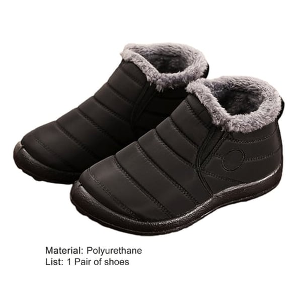 1 Pair Thermal Solid Color Winter Shoes for Work Terrific Winter Shoes  Shock Absorption Footwear - buy 1 Pair Thermal Solid Color Winter Shoes for  Work Terrific Winter Shoes Shock Absorption Footwear: