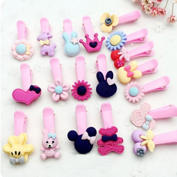 Child Baby Girls Polished Plastic Hair Clip Cute Cartoon Animal Floral Elastic  Rubber Band Ponytail Holder Party Hairpin Barrette Random Style - buy Child  Baby Girls Polished Plastic Hair Clip Cute Cartoon