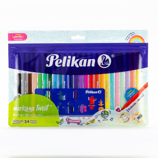 Pelikan Markana Twist bag with 24 pieces assorted colors - buy Pelikan Markana  Twist bag with 24 pieces assorted colors: prices, reviews | Zoodmall