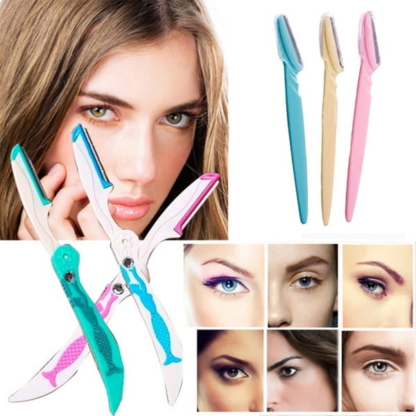 3Pcs Stainless Steel Blade Eyebrow Face Hair Removal Razor Trimmer Shaper Shaver - buy 3Pcs Stainless Steel Blade Eyebrow Face Hair Removal Razor Trimmer Shaper Shaver: prices, reviews | Zoodmall 3Pcs Stainless Steel Blade Eyebrow Face Hair Removal Razor Trimmer Shaper Shaver - buy 3Pcs Stainless Steel Blade Eyebrow Face Hair Removal Razor Trimmer Shaper Shaver: prices, reviews | Zoodmall