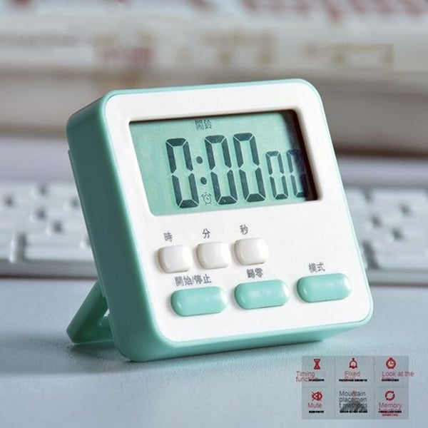 HTH] Ins Flagship Student Time Manager Positive And Negative Timer Kitchen Reminder Function Clock Alarm Clock Can Be Muted - buy [HTH] Ins Flagship Student Manager Positive And Negative Timer