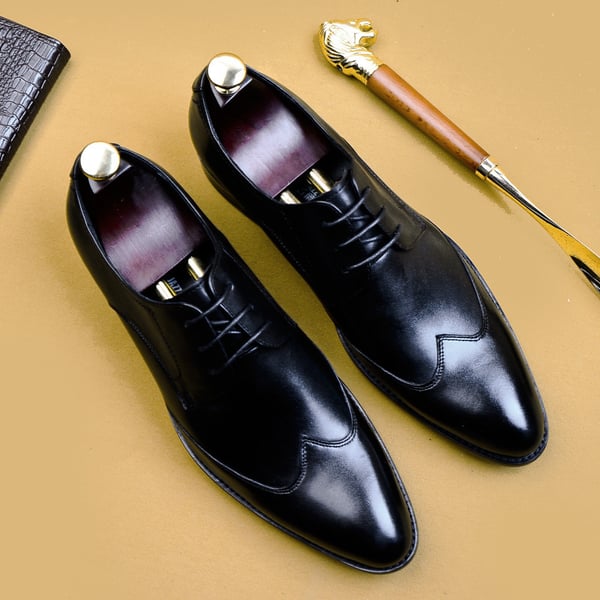 DESAI 2020 High Quality Handmade Oxford Shoes Men Genuine Cow Leather Suit Footwear Wedding Formal Italian Shoes - купить 2020 High Quality Handmade Oxford Dress Shoes Men Genuine