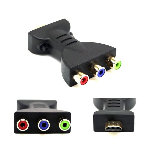 Gold-plated HDMI to 3 RCA Video Audio Adapter AV Component Converter - buy Gold-plated HDMI to 3 RGB RCA Video Audio Adapter AV Component Connect Converter: prices, reviews | Zoodmall