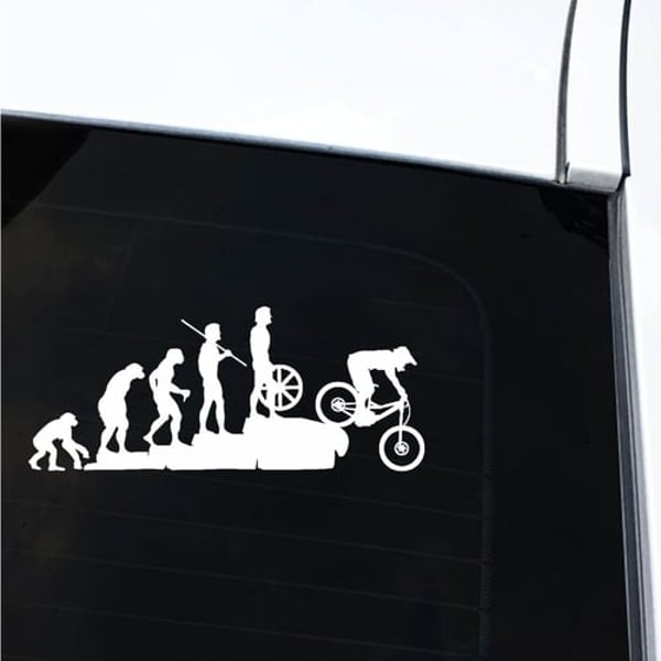 Funny Human Evolution MTB Bike Car Vehicle Reflective Decals Sticker  Decoration - buy Funny Human Evolution MTB Bike Car Vehicle Reflective  Decals Sticker Decoration: prices, reviews | Zoodmall