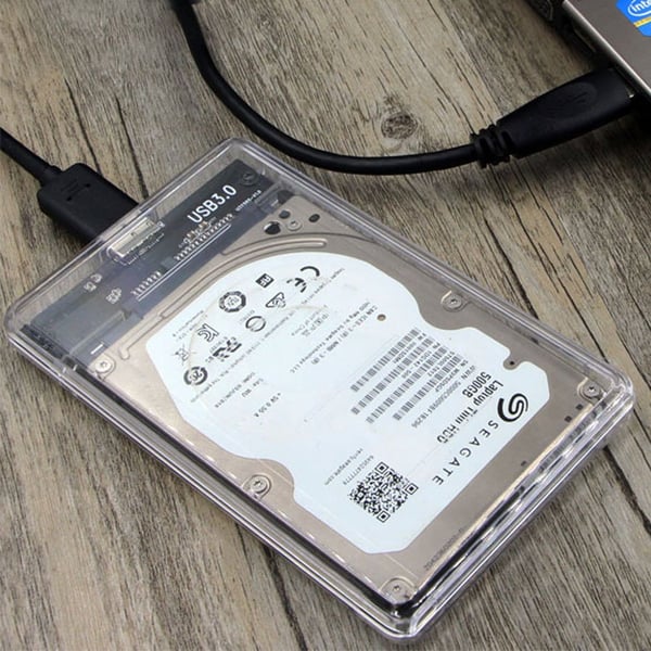 bandage Dusør Overdreven Transparent 2.5 Inch SATA to USB3.0 Mobile HDD SSD Case Box External  Enclosure - buy Transparent 2.5 Inch SATA to USB3.0 Mobile HDD SSD Case Box  External Enclosure: prices, reviews | Zoodmall