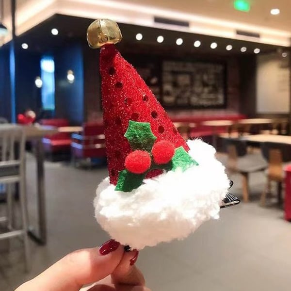 Christmas Hat Hairpin Decorative Attractive Xmas Hat Appearance Hair Clip  with Plush Bell Decoration Portable for Daily Wear - buy Christmas Hat  Hairpin Decorative Attractive Xmas Hat Appearance Hair Clip with Plush
