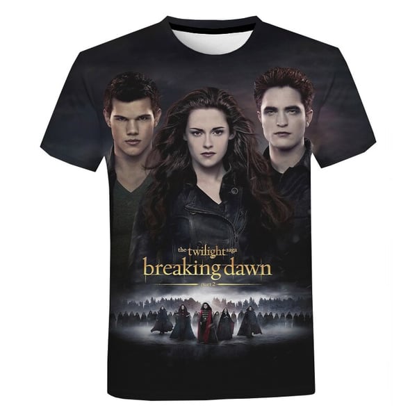 The Twilight Saga 3D Print T-shirt Men Women Fashion Casual Short Sleeves  Cool Tee Tops Movie Harajuku Streetwear Cool T Shirt - buy The Twilight Saga  3D Print T-shirt Men Women Fashion