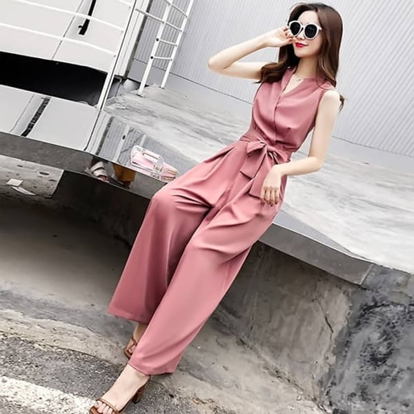 JoinYouth OL Jumpsuit Women High Waisy Solid Bandage V Neck Work Fashion  Bodysuit Bow Summer 2020 Ropa Mujer Korean J807 - buy JoinYouth OL Jumpsuit  Women High Waisy Solid Bandage V Neck