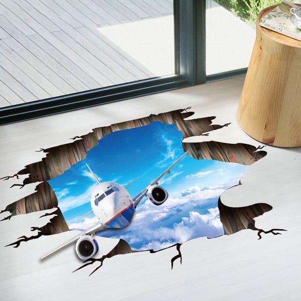 3D Sky Plane Cloud Tile Stickers Door Floor Wall Bedroom Background Decor -  buy 3D Sky Plane Cloud Tile Stickers Door Floor Wall Bedroom Background  Decor: prices, reviews | Zoodmall