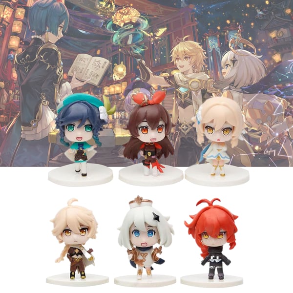 6Pcs Durable Collectible Anime Model Toy Genshin Impact Eco-friendly  Smallest Detail Anime Model - buy 6Pcs Durable Collectible Anime Model Toy  Genshin Impact Eco-friendly Smallest Detail Anime Model: prices, reviews |  Zoodmall