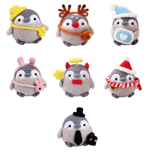 Cute Animal Cartoon Wool Doll Felt Craft DIY Unfinished Poked Handcraft  Kitting - buy Cute Animal Cartoon Wool Doll Felt Craft DIY Unfinished Poked  Handcraft Kitting: prices, reviews | Zoodmall