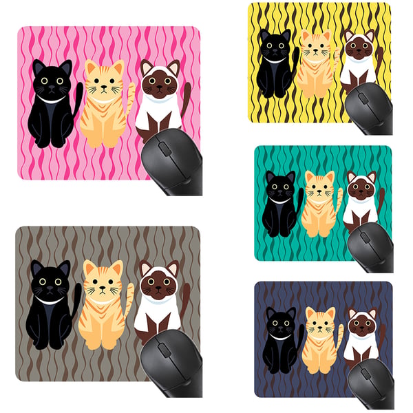 Multicolor Cute Cartoon Cats Rubber Non-Slip Laptop Computer Gaming Mouse  Pad - buy Multicolor Cute Cartoon Cats Rubber Non-Slip Laptop Computer Gaming  Mouse Pad: prices, reviews | Zoodmall