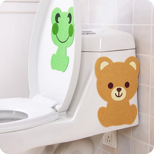 CHUSEI Cartoon Frog Bear Rabbit Dog Bathroom Toilet Non-woven Sticker Wall  Home Decor - buy CHUSEI Cartoon Frog Bear Rabbit Dog Bathroom Toilet  Non-woven Sticker Wall Home Decor: prices, reviews | Zoodmall