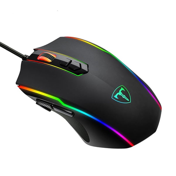 USB Wired Gaming Mouse 1600 DPI 6 Buttons Silent Mause Backlit
