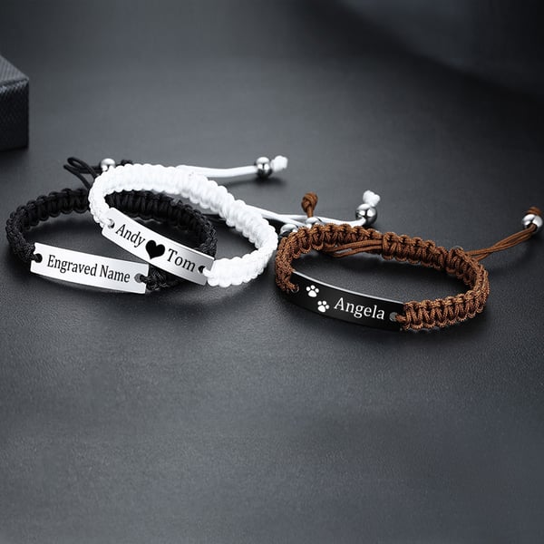 engraved bracelets for valentine's day