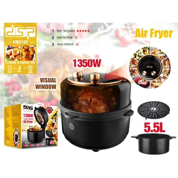 DSP Air Fryer 1350w 5.5l KB2122 buy DSP Air Fryer 1350w 5.5l KB2122