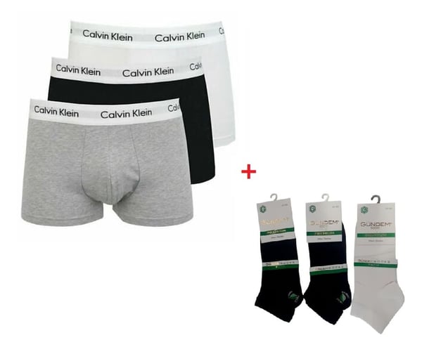 Calvin Klein Men Boxers 3 in 1 Set + Premium Bamboo Socks 3 in 1 Pack - buy Calvin  Klein Men Boxers 3 in 1 Set + Premium Bamboo Socks 3 in 1 Pack: prices,  reviews | Zoodmall