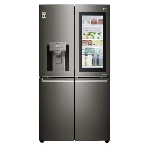 LG Fridge, 4 Doors Instaview DoorInDoor, 33FT, Linear Compressor