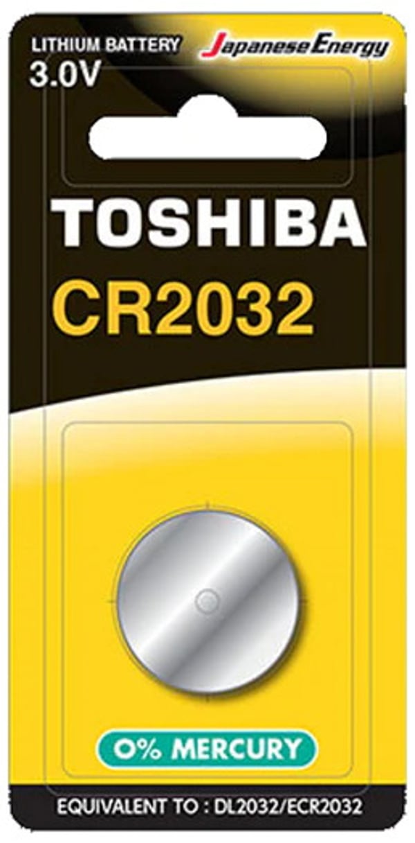 Toshiba CR2032 3V Lithium Battery 1 Piece BP1C buy Toshiba CR2032 3V