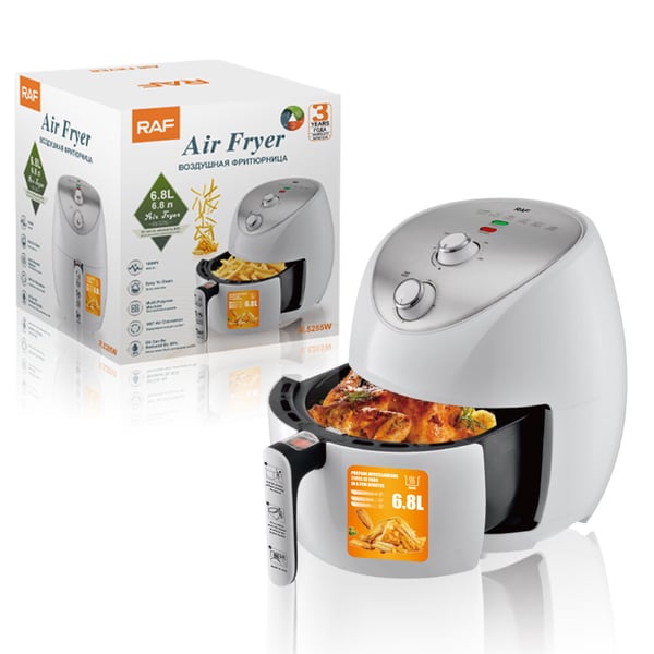 Raf, Adjustable Temperature Controlled Oven Air Fryer 6.8L 1500W