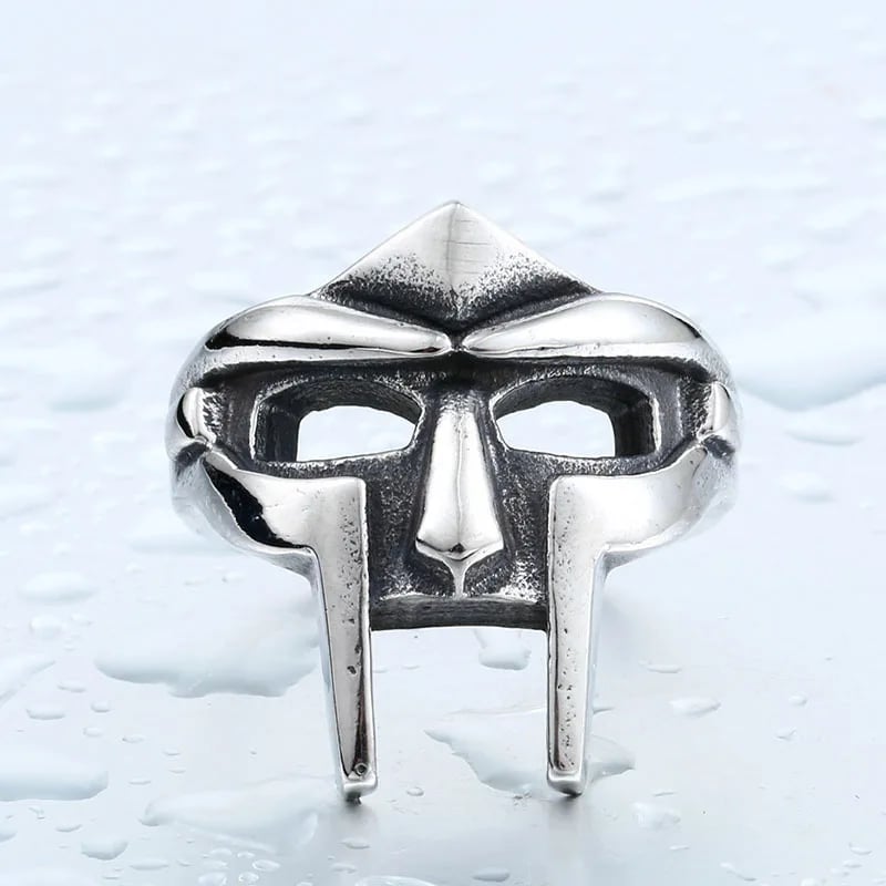 Classic Retro Mens Ring Punk Style Egyptian Pharaoh Mask Male Ring 