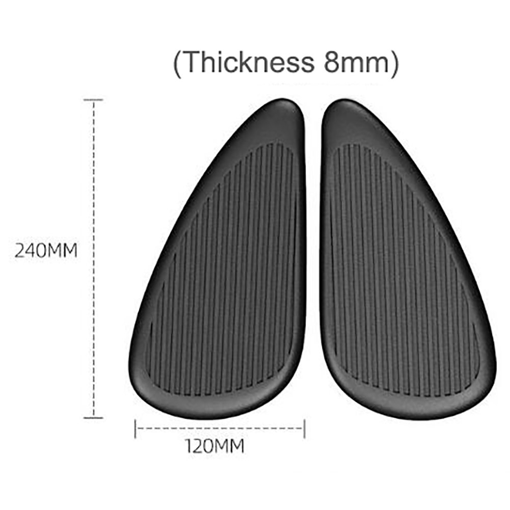 TJH] 2PCS Common Motorcycle Fuel Tank Rubber Pads Fuel Tank Knee 